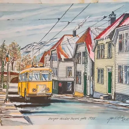 Dinbnb Homes I 700m To Bryggen & Street Parking Bergen